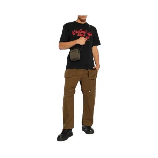 Dsquared2 Logo Printed Crewneck T-Shirt