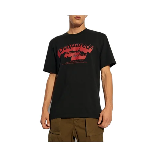 Dsquared2 Logo Printed Crewneck T-Shirt