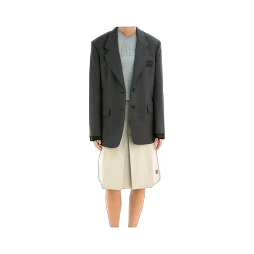 Single-Breasted Prince Of Wales Checked Jacket