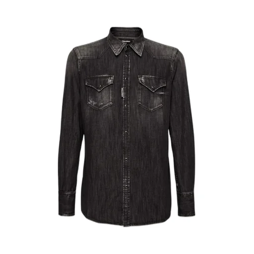 Dsquared2 Distressed Denim Shirt