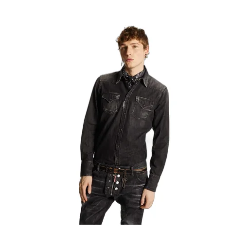 Dsquared2 Distressed Denim Shirt