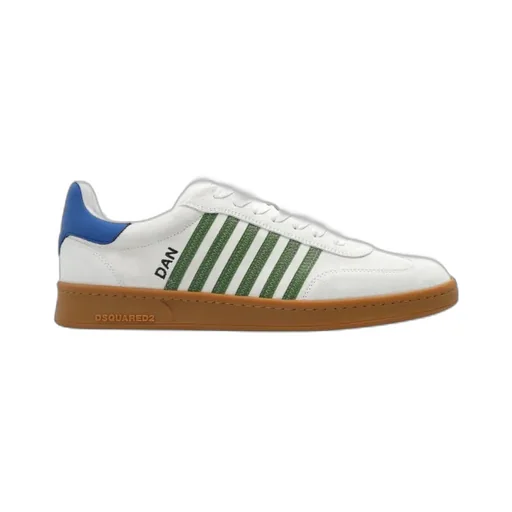 Dsquared2 Stripe Pattern Low-Top Sneakers