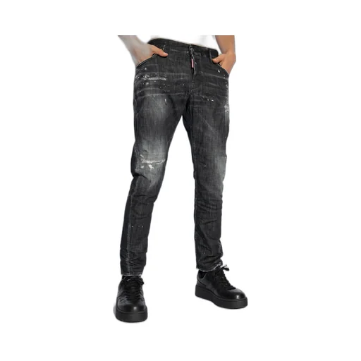 Dsquared2 Straight-Leg Distressed Jeans