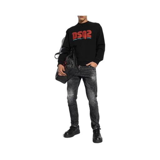 Dsquared2 Straight-Leg Distressed Jeans