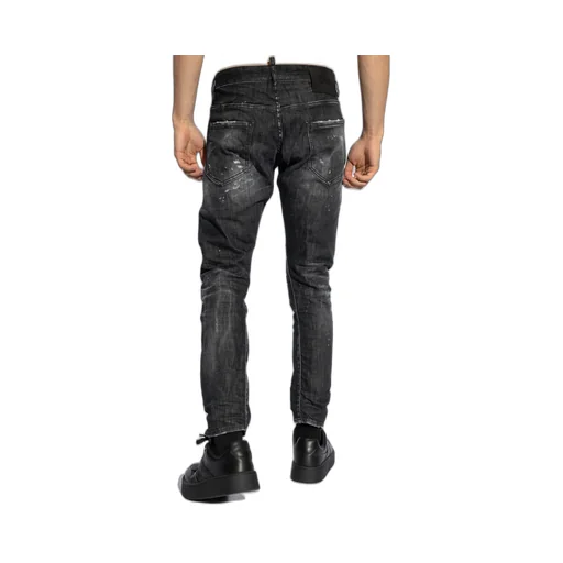 Dsquared2 Straight-Leg Distressed Jeans