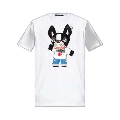 Dsquared2 Logo Printed Crewneck T-Shirt