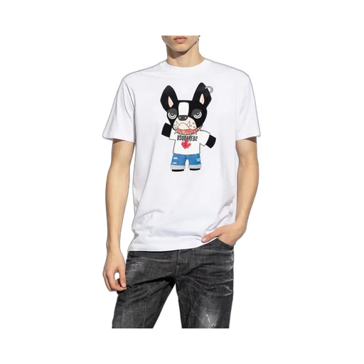 Dsquared2 Logo Printed Crewneck T-Shirt