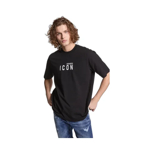 Dsquared2 Icon Logo Printed Crewneck T-Shirt