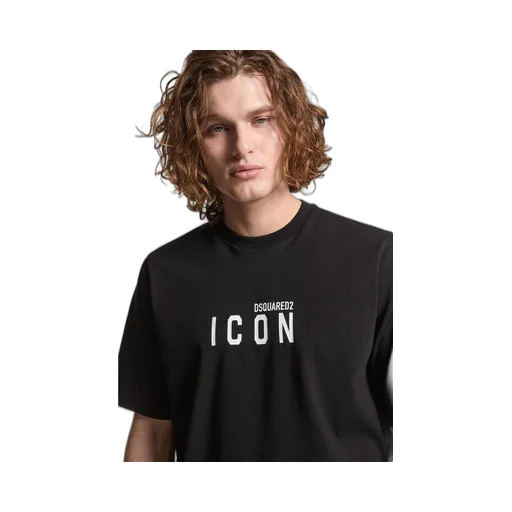 Dsquared2 Icon Logo Printed Crewneck T-Shirt