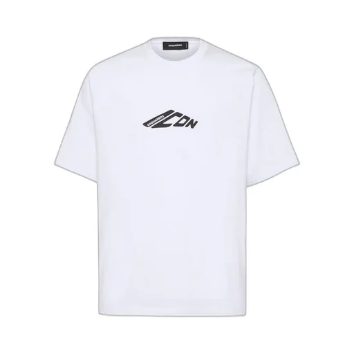 Dsquared2 Icon Logo Printed Crewneck T-Shirt