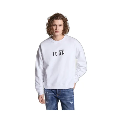 Dsquared2 Icon Logo Printed Crewneck Sweatshirt
