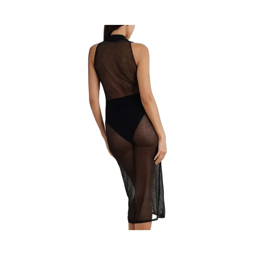 Jacquard Knitted Mesh Dress