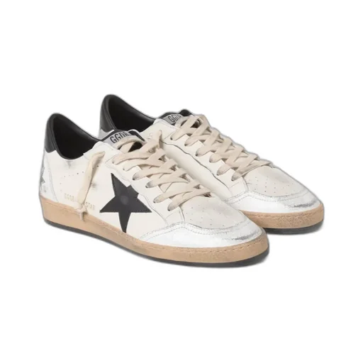 Ball-Star Lace-Up Low-Cut Sneakers
