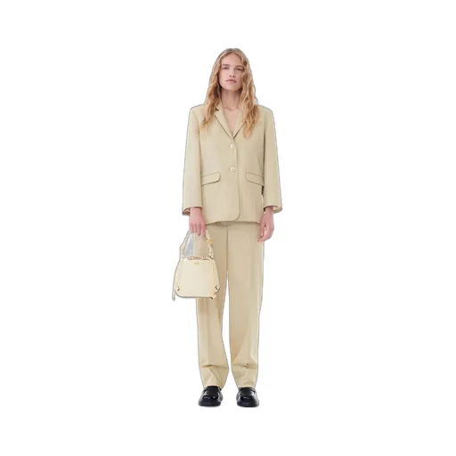 Ganni Striped Pattern Trousers