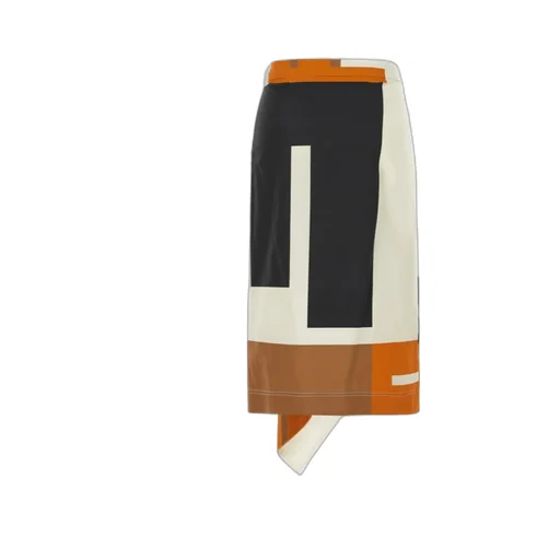 Fendi Maxi Ff Printed Skirt