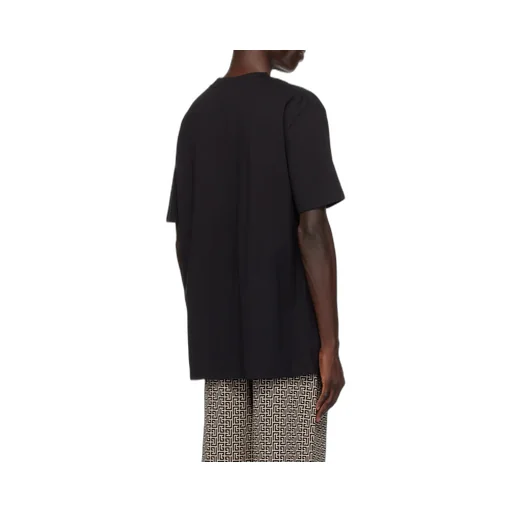 Balmain Logo Patch Crewneck T-Shirt