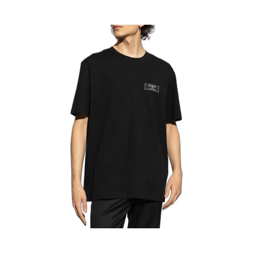 Balmain Logo Patch Crewneck T-Shirt