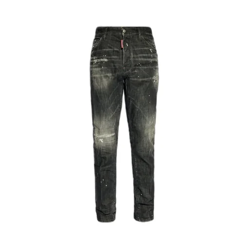 Dsquared2 Straight-Leg Distressed Jeans