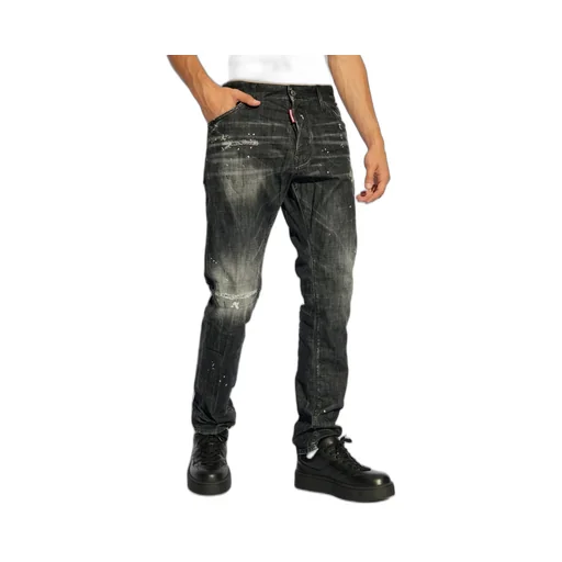 Dsquared2 Straight-Leg Distressed Jeans