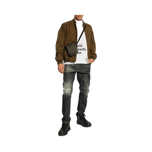 Dsquared2 Straight-Leg Distressed Jeans