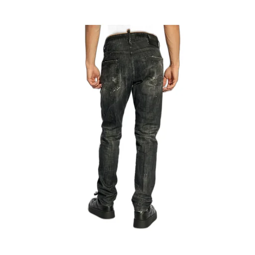 Dsquared2 Straight-Leg Distressed Jeans