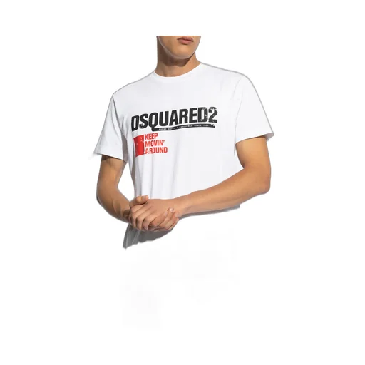 Dsquared2 Logo Printed Crewneck T-Shirt