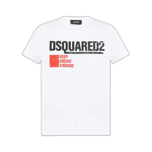 Dsquared2 Logo Printed Crewneck T-Shirt