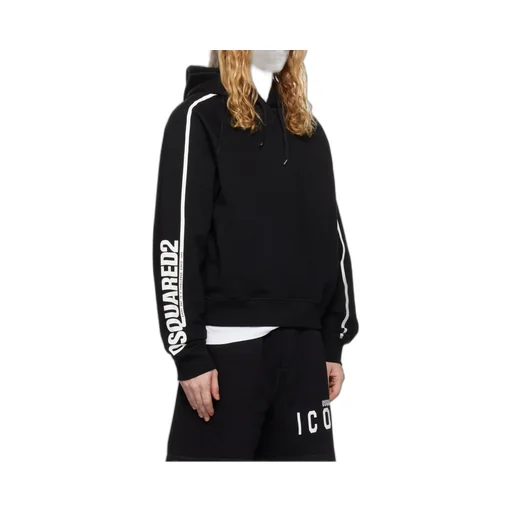 Dsquared2 Logo-Pirinted Drawstring Hoodie