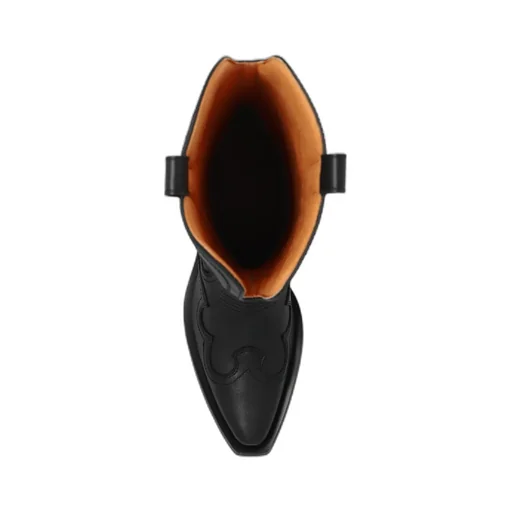 Square-Toed Short Boots