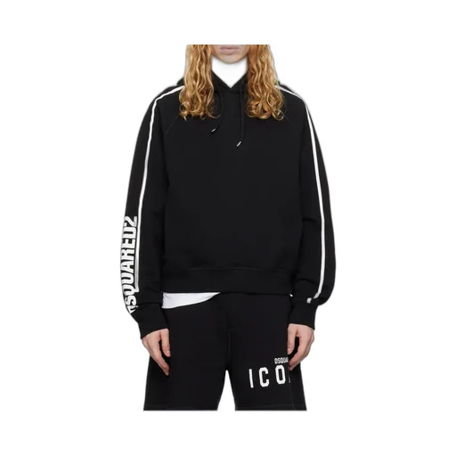 Dsquared2 Logo-Pirinted Drawstring Hoodie