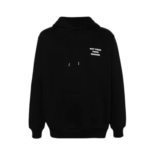 DrÔLe De Monsieur Slogan Print Hoodie