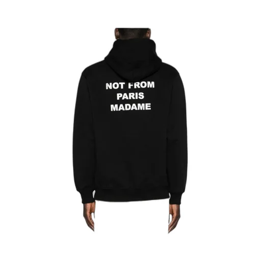 DrÔLe De Monsieur Slogan Print Hoodie