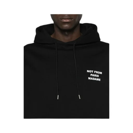 DrÔLe De Monsieur Slogan Print Hoodie