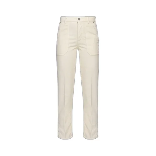 Pinko Cloe Logo Patch Straight-Leg Trousers