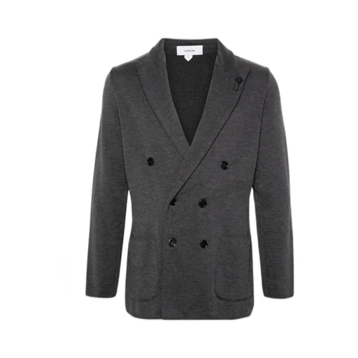 Lardini Double-Breasted Tailored Blazer