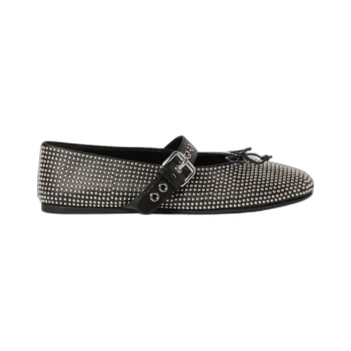 Calf Leather Ballerina Flats