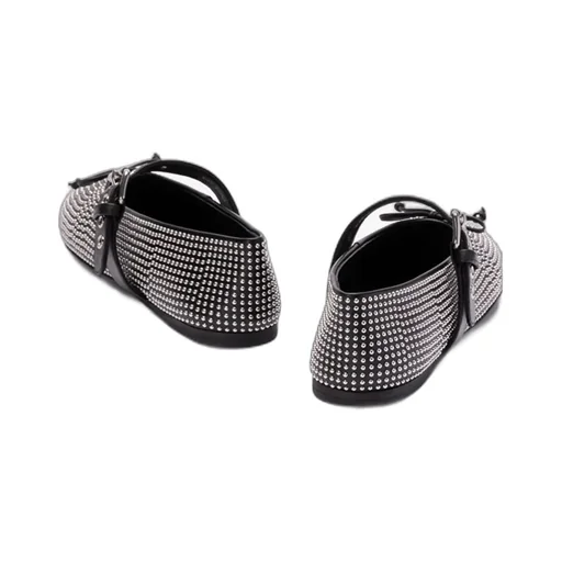 Calf Leather Ballerina Flats