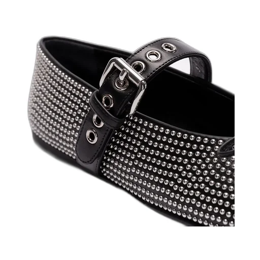 Calf Leather Ballerina Flats