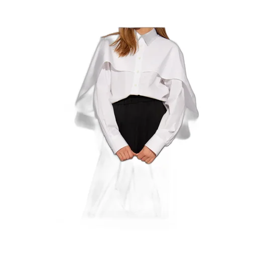 Stella Mccartney Long-Sleeved Cape Shirt