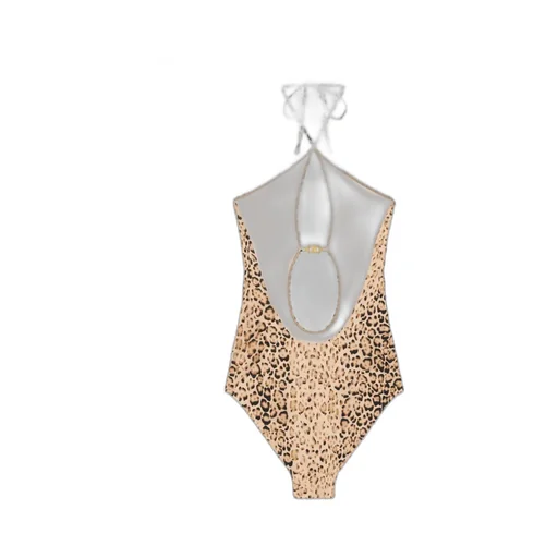 Swimsuit In Leopard Print Matte Jersey