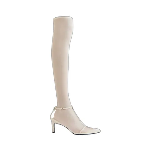 Pointed Knee-Length Boots