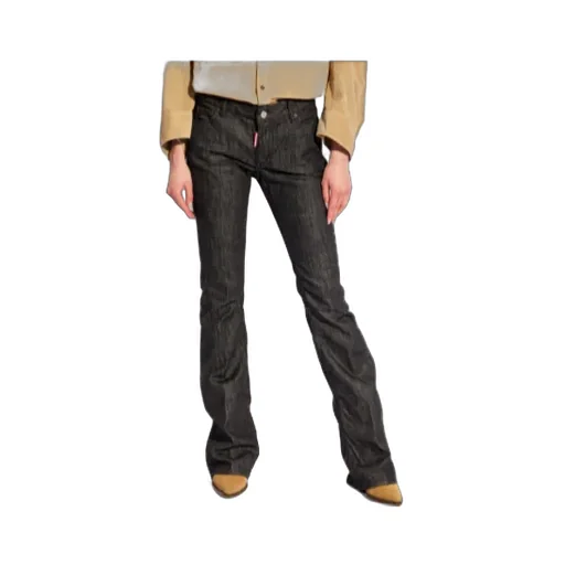 Dsquared2 Logo-Patch Flared Jeans