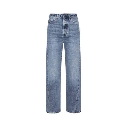TotÊMe Logo Patch Straight-Leg Jeans