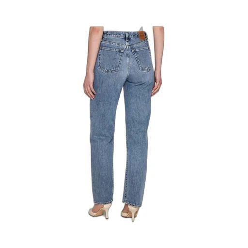 TotÊMe Logo Patch Straight-Leg Jeans