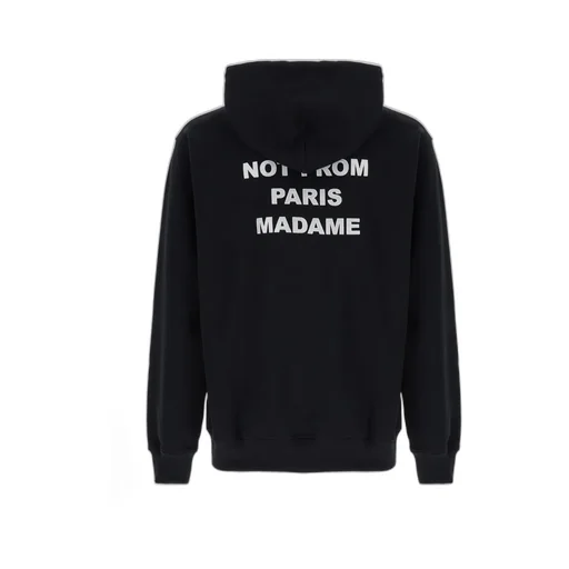 Drle De Monsieur Slogan-Printed Drawstring Hoodie