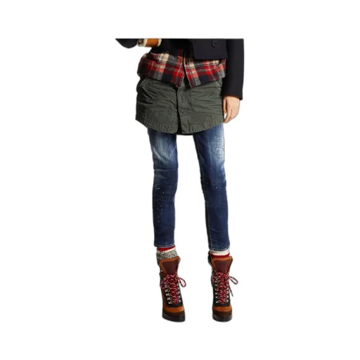 Dsquared2 Distressed Cropped Jeans