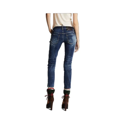Dsquared2 Distressed Cropped Jeans