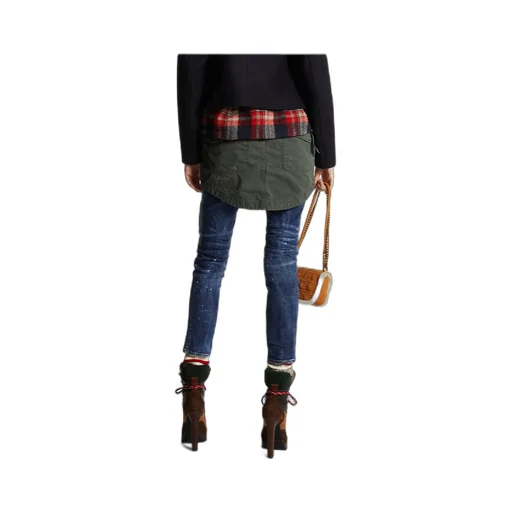 Dsquared2 Distressed Cropped Jeans