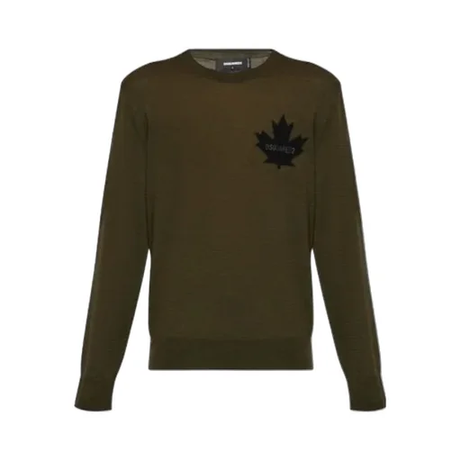 Dsquared2 Logo Detailed Sleeved Sweater