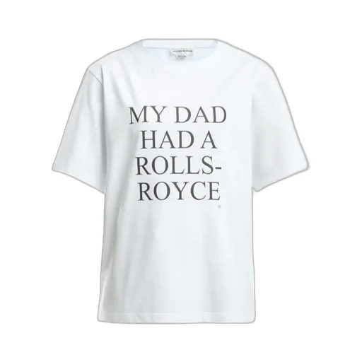 Victoria Beckham Text Printed Crewneck T-Shirt